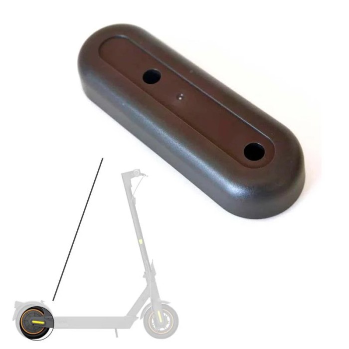 Catadioptique arrière noir pour Max G30