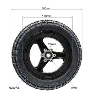 Roue avant Kukirin G2/G3 (Sans logo)