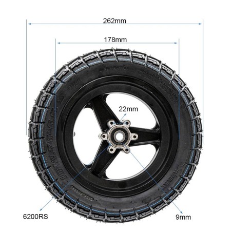 Roue avant Kukirin G2/G3 (Sans logo)