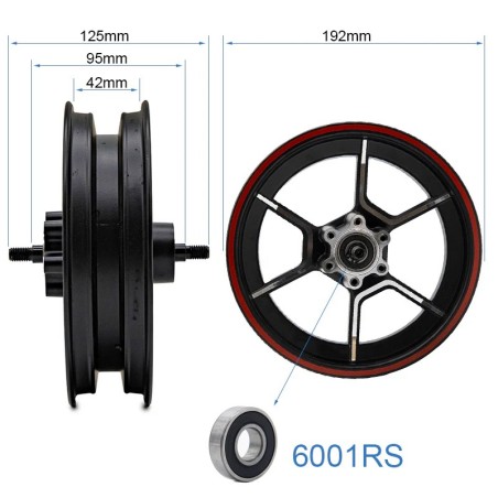 Roue avant Niu KQi300X