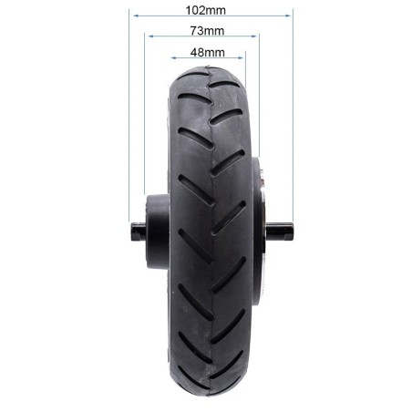 Jante solide de 6,1" avec cadre de 44 mm pour Ninebot E2/E2 Plus [Ninebot]