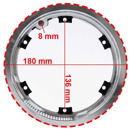 Jante 6,5"/B52mm apte pour tubeless pour Dualtron 3 [Minimotors]