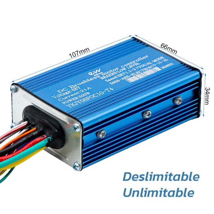 48V 21A 500W 10-15-25 km/h débridable - Smartgyro non homologue