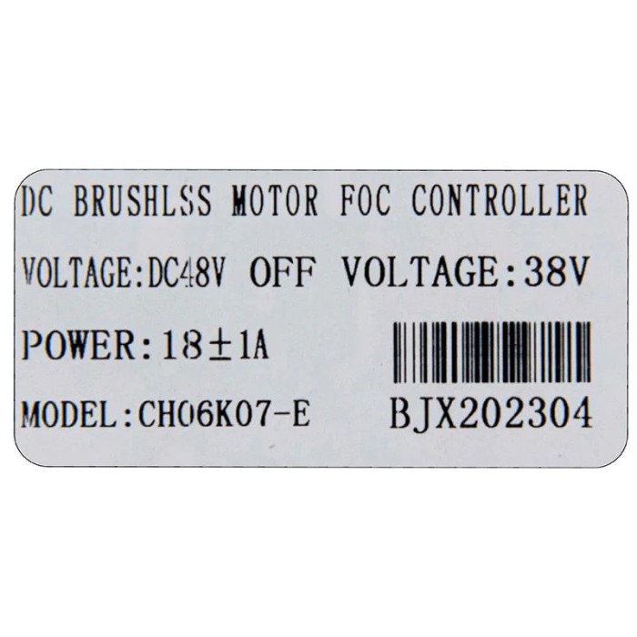 Contrôleur 48V 18A 800W pour Ecoxtrem