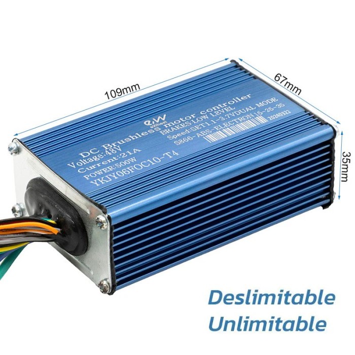 48V 21A 500W 15-25-35 km/h débridable - Smartgyro non homologue