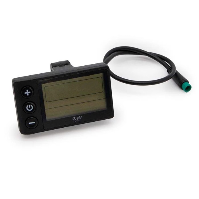 Écran S866 avec connecteur étanche - avec port USB [Ewheel]